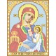 R-0244 Богородиця Утамуй мої печалі А5. Схема для вишивки бісером