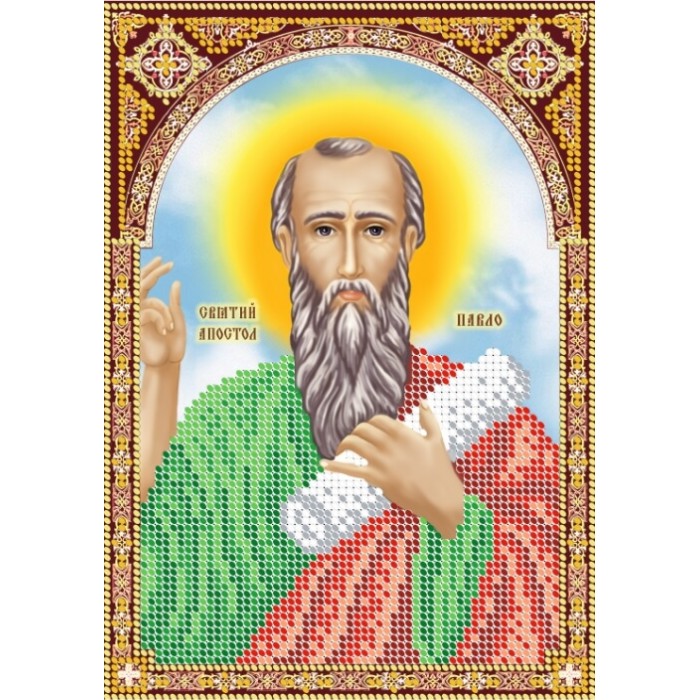 R-0266 Святий Павло А5. Схема для вишивки бісером