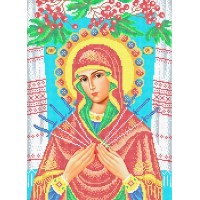 R-0334 Богородиця Семистрільна А3