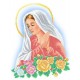 R-0354 Мадонна з трояндами А3. Схема для вишивки бісером