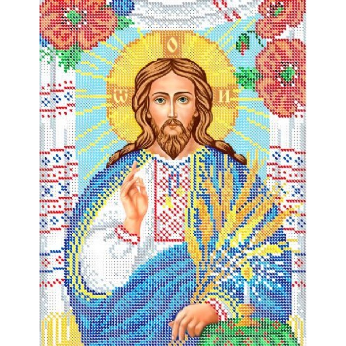 R-0364 Ісус А4. Схема для вишивки бісером