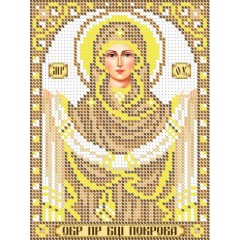 R-0414 Покрова Пресвятої Богородиці (золото) А5
