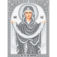 R-0415 Покрова Пресвятої Богородиці (срібло) А3