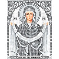 R-0416 Покрова Пресвятої Богородиці (срібло) А4