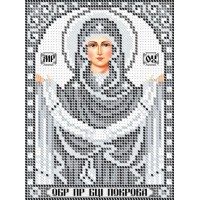 R-0417 Покрова Пресвятої Богородиці (срібло) А5