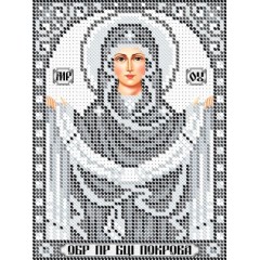 R-0417 Покрова Пресвятої Богородиці (срібло) А5
