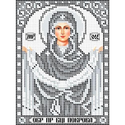 R-0417 Покрова Пресвятої Богородиці (срібло) А5