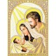 R-0418 Святе Сімейство (золото) А3. Схема для вишивки бісером