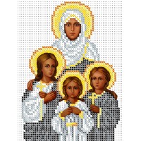 R-0524 Віра, Надія, Любов і Софія (срібно-золота) А5