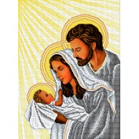 R-0525 Святе Сімейство (срібно-золота) А3