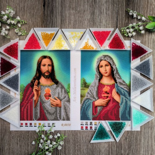 VN-36 - набір ікон (R-0058 / R-0059) для вишивки бісером