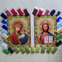 Набір вінчальних ікон (R-0045 / R-0047) з бісером