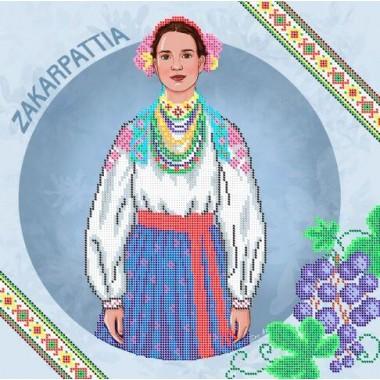 W-0611 Закарпаття. Традиційні костюми України