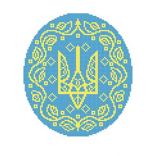 W-0656 Герб України (повна зашивка) А4