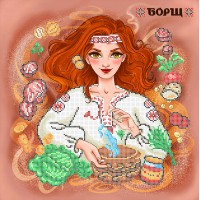 W-0684 Борщ. Гастрономічна карта України