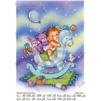 Схема для вишивки бісером "Метрика для хлопчика" (варіант 3)