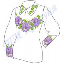 Заготовка для жіночої блузки "Орхідеї"