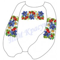 Заготовка дитячої блузки під вишивку "Дзвіночки з ромашками"