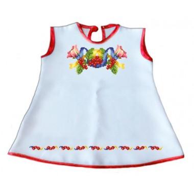 Зшита заготовка дитячого платтячка для самих маленьких "Патріотиче" (до року)