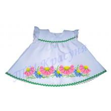 Зшита заготовка дитячого платтячка для самих маленьких "Квіточки" (до року)
