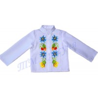 Зшита заготовка дитячої вишиванки "Квіткова"