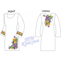 Заготовка плаття під вишивку бісером "Ніжні квіти"