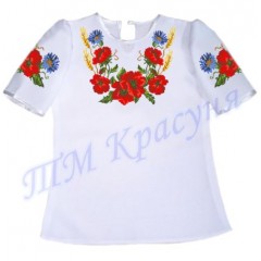 Пошита заготовка дитячої блузки під вишивку "Щедрий дарунок"