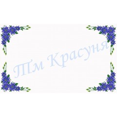 Скатертина під вишивку бісером "Переплетені квіти" СК-9