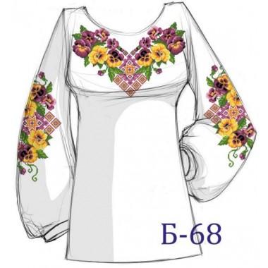 Заготовка жіночої блузки під вишивку "Квіткова композиція"