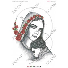 Схема ікони для вишивки бісером "Мадонна с ребёнком" (А2)