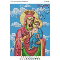 Схема ікони для вишивки бісером "БМ Иверская" (А3)