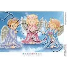 Схема ікони для вишивки бісером “Ангелочки“ (А3)