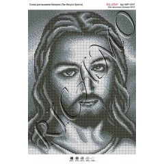 Схема ікони для вишивки бісером “Лик Иисуса Христа“ (А3)