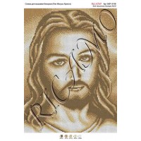 Схема ікони для вишивки бісером “Лик Иисуса Христа“ (А3)