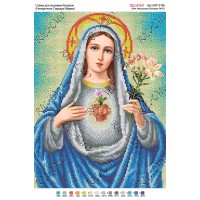Схема ікони для вишивки бісером “Непорочное Сердце Марии“ (А3)