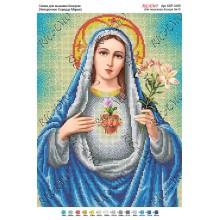 Схема ікони для вишивки бісером “Непорочное Сердце Марии“ (А3)