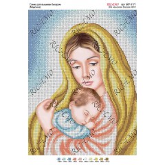 Схема ікони для вишивки бісером “Мадонна“ (А3)