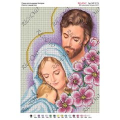 Схема ікони для вишивки бісером “Святое Семейство“ (А3)