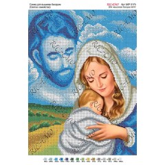 Схема ікони для вишивки бісером “Святое Семейство“ (А3)