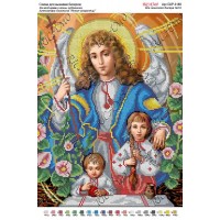Схема ікони для вишивки бісером “По мотивам А.Охапкина «Янгол-охоронець»“ (А3)