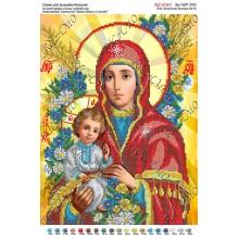 Схема ікони для вишивки бісером “По мотивам А.Охапкина «Божа Мати з Ісусом»“ (А3)