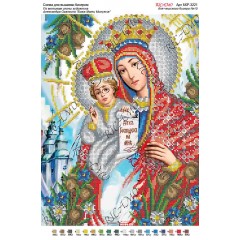 Схема ікони для вишивки бісером “По мотивам А.Охапкина «Божа Мати Милуюча»“ (А3)