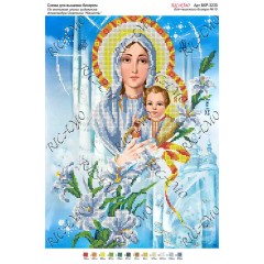 Схема ікони для вишивки бісером “По мотивам А.Охапкина «Ніжність»“ (А3)