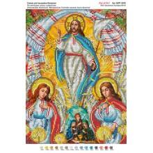 Схема ікони для вишивки бісером “По мотивам А.Охапкина «Воскресіння Господа нашого Ісуса Христа»“ (А3)