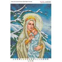 Схема ікони для вишивки бісером “Дева Мария Снежная“ (А3)