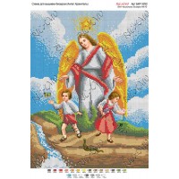 Схема ікони для вишивки бісером “Ангел Охороцень“ (А3)
