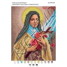Схема ікони для вишивки бісером "Тереза Мартен «святая Тереза от младенца Иисуса"