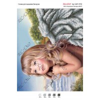 Схема ікони для вишивки бісером "Ангел"