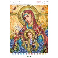 Схема ікони для вишивки бісером "По мотивам А.Охапкина «Божа Мати Семистрільна»"
