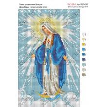 Схема ікони для вишивки бісером "Дева Мария Непорочного Зачатия"